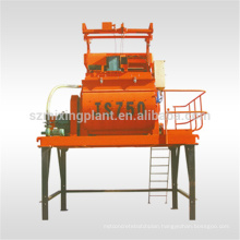 double horizontal shafts auto concrete mixer JS750